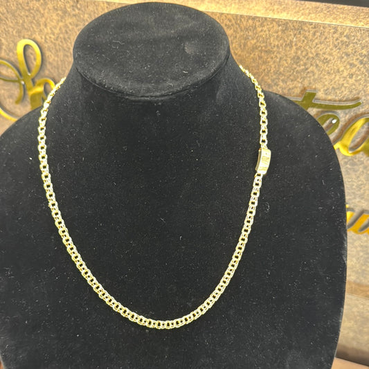 22” gold chino necklace