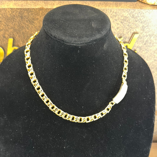 18” gold chino necklace