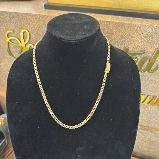 22” gold chino necklace