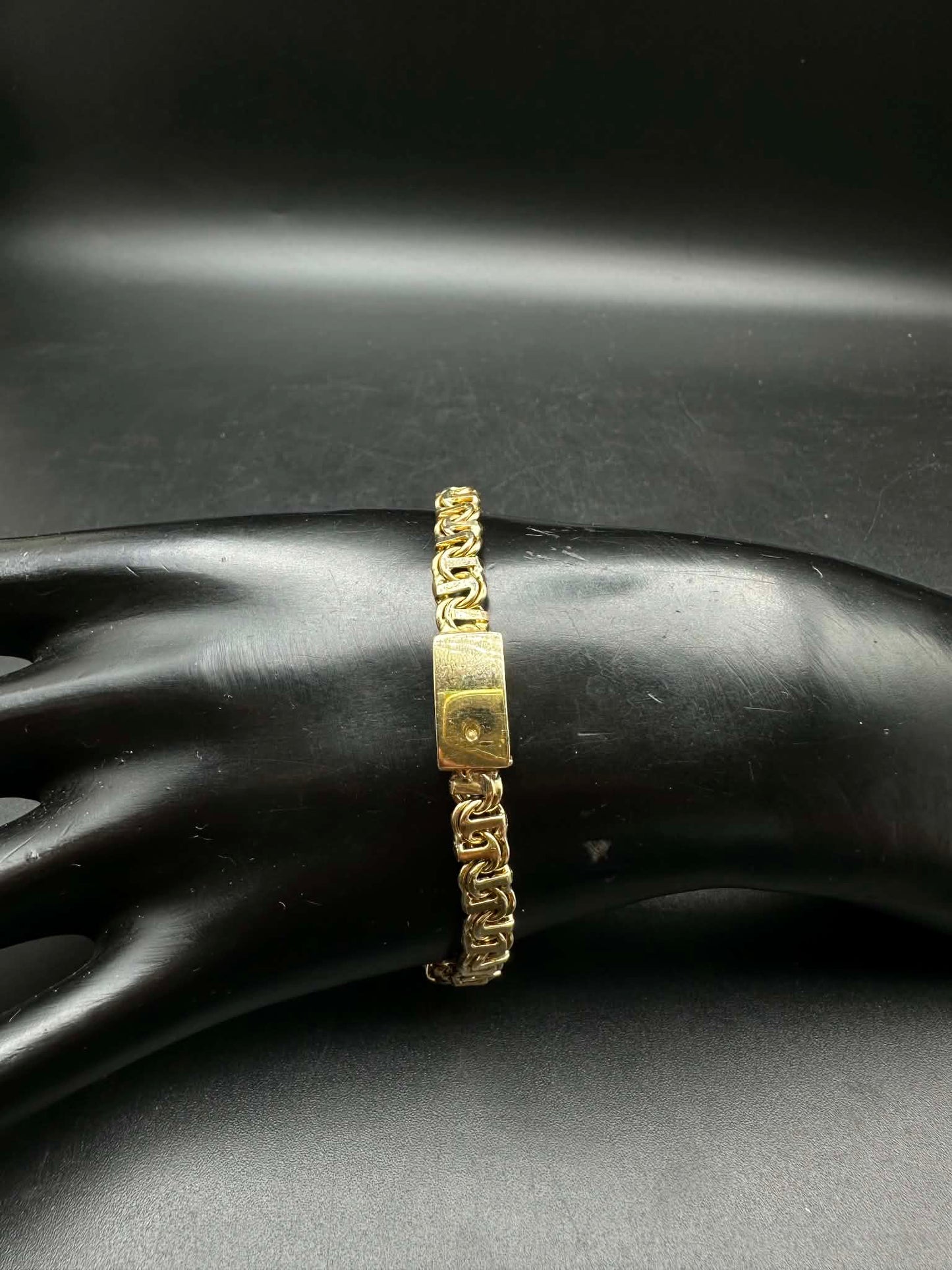 Anillo 10K y pulso chino bar size 8” 10k