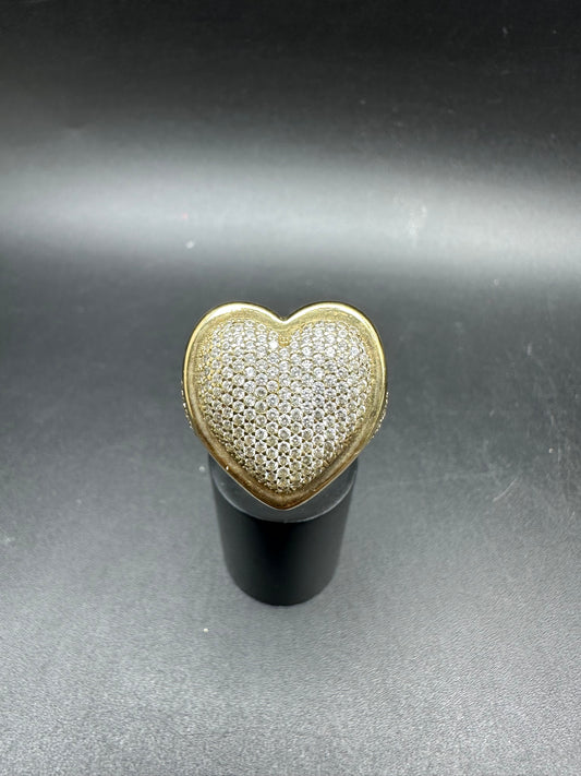 10K Gold Heart Ring