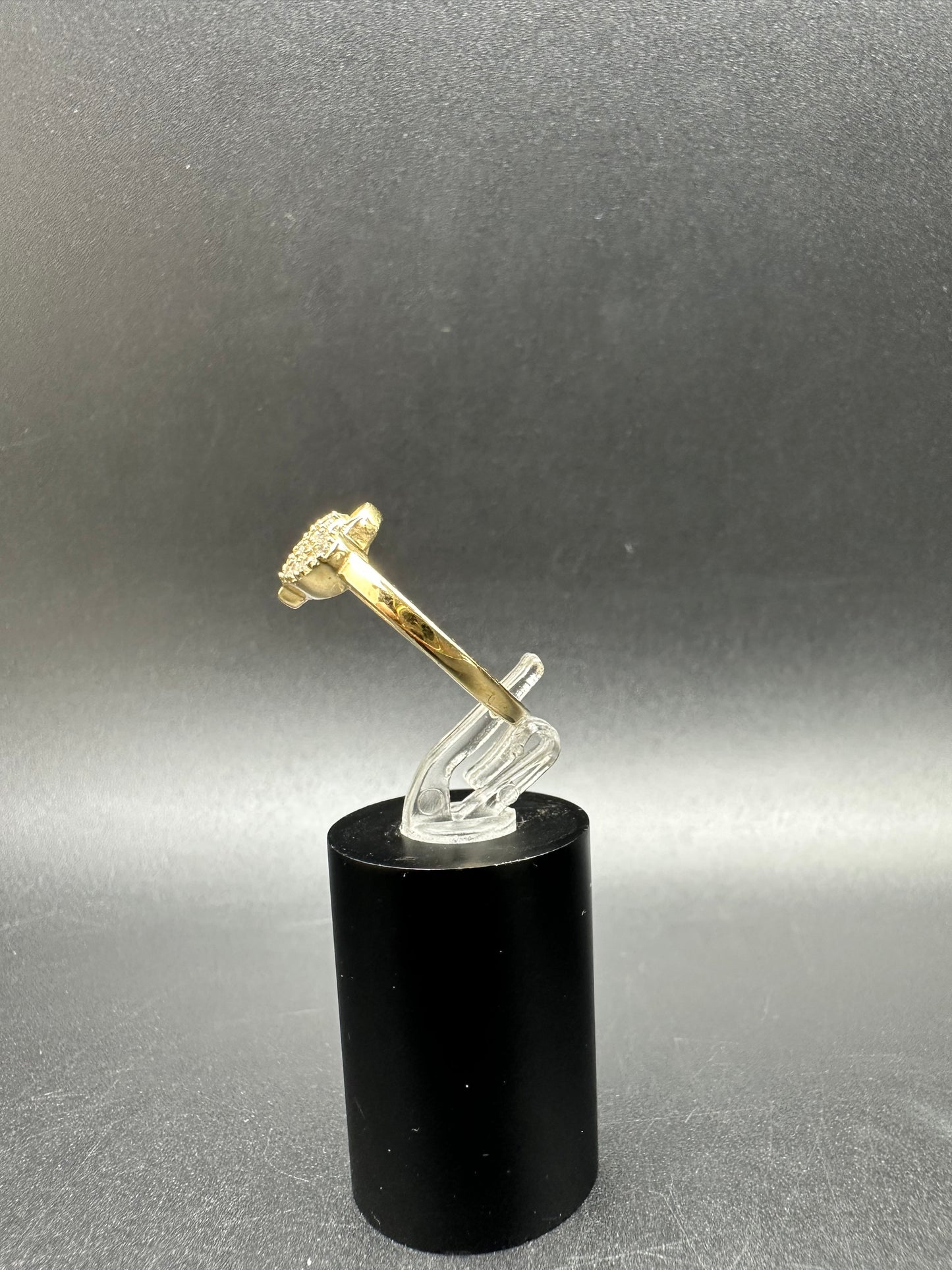 10K Heart Gold Ring