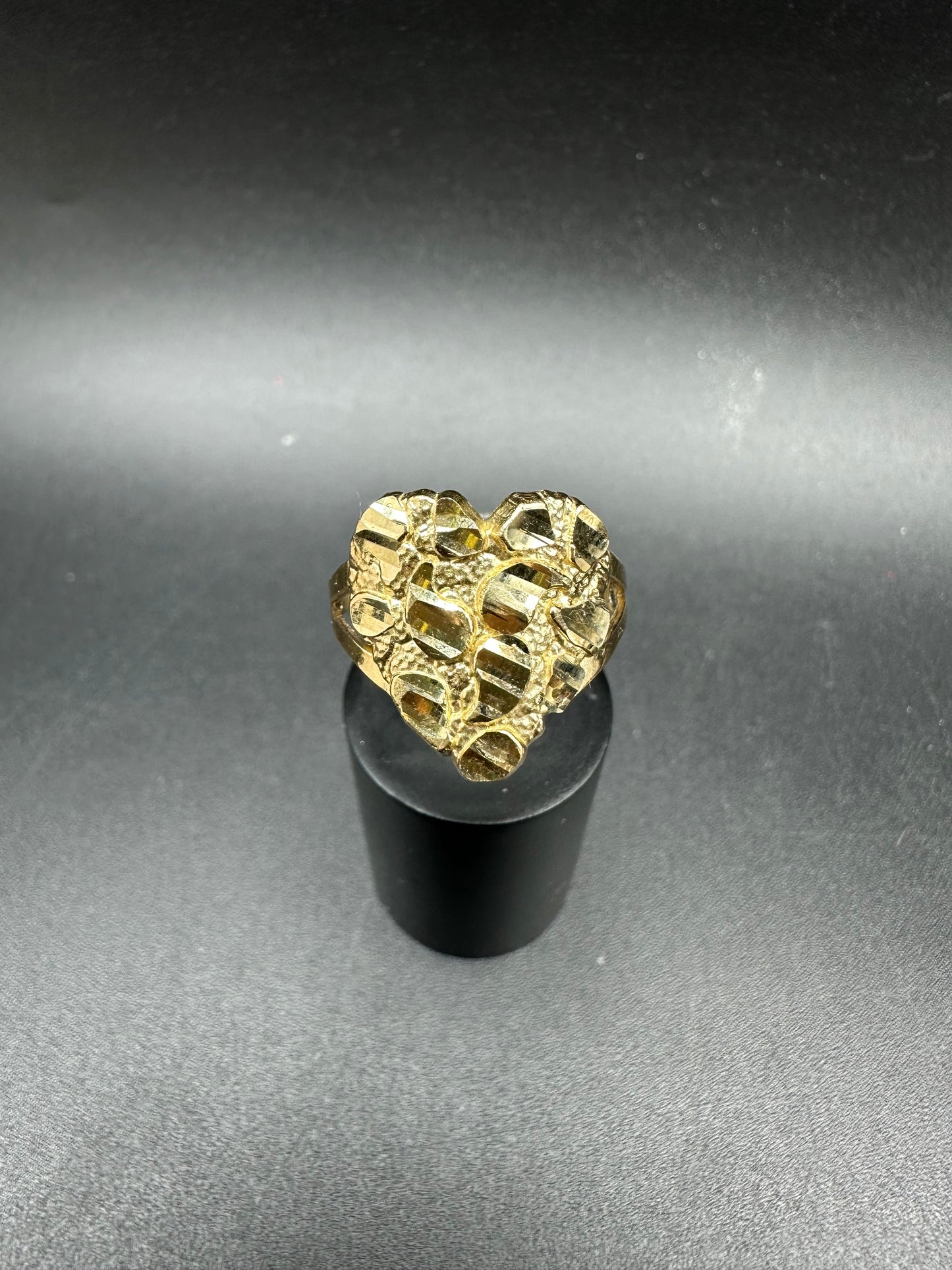 10K Gold Heart Ring