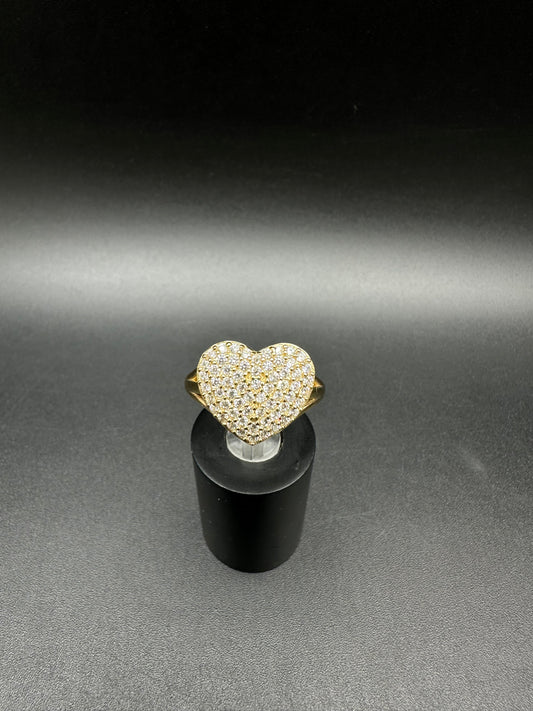 10K Gold Heart Ring