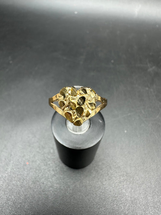 10K Gold Heart Ring