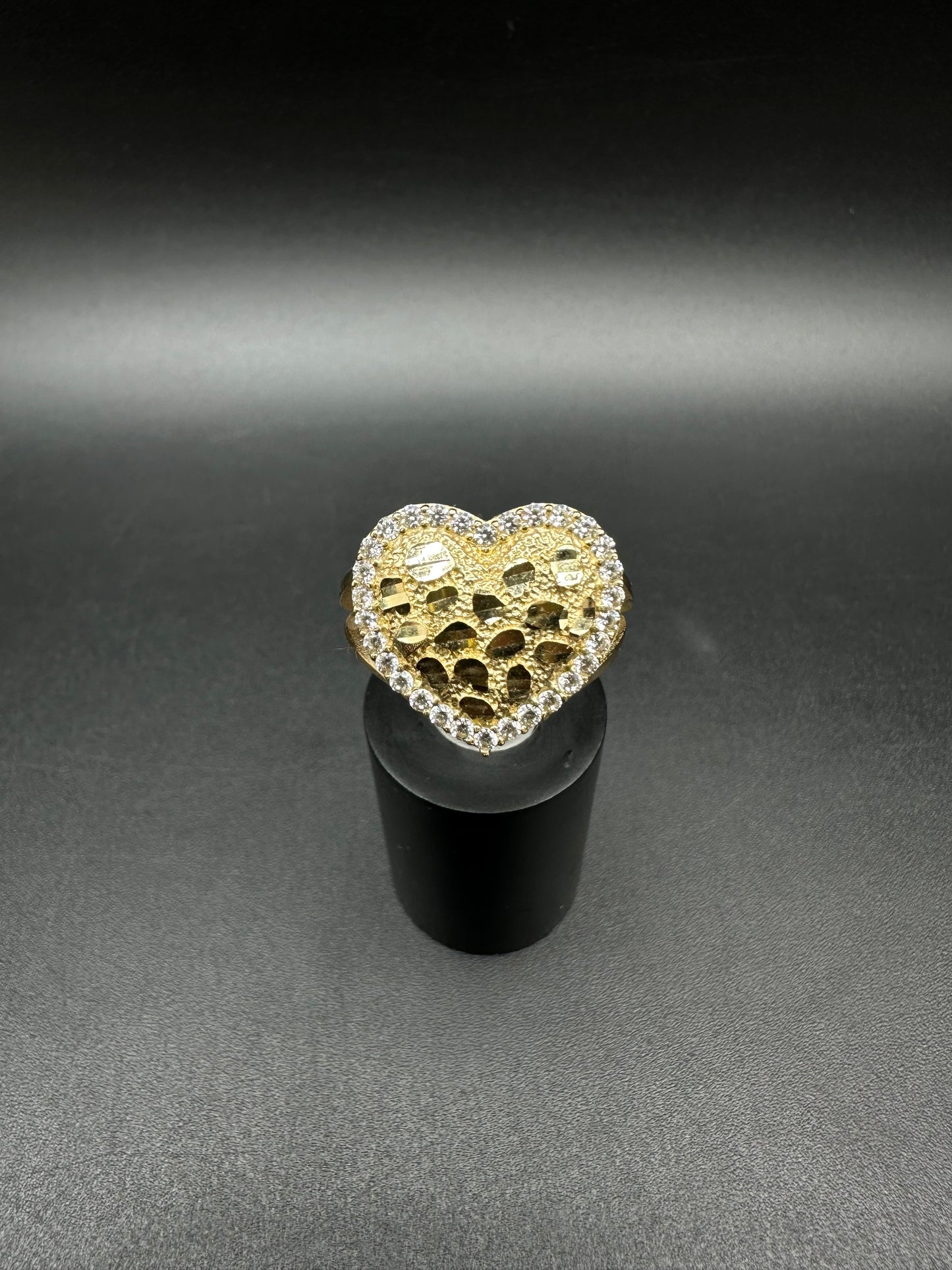 10K Gold Heart Ring