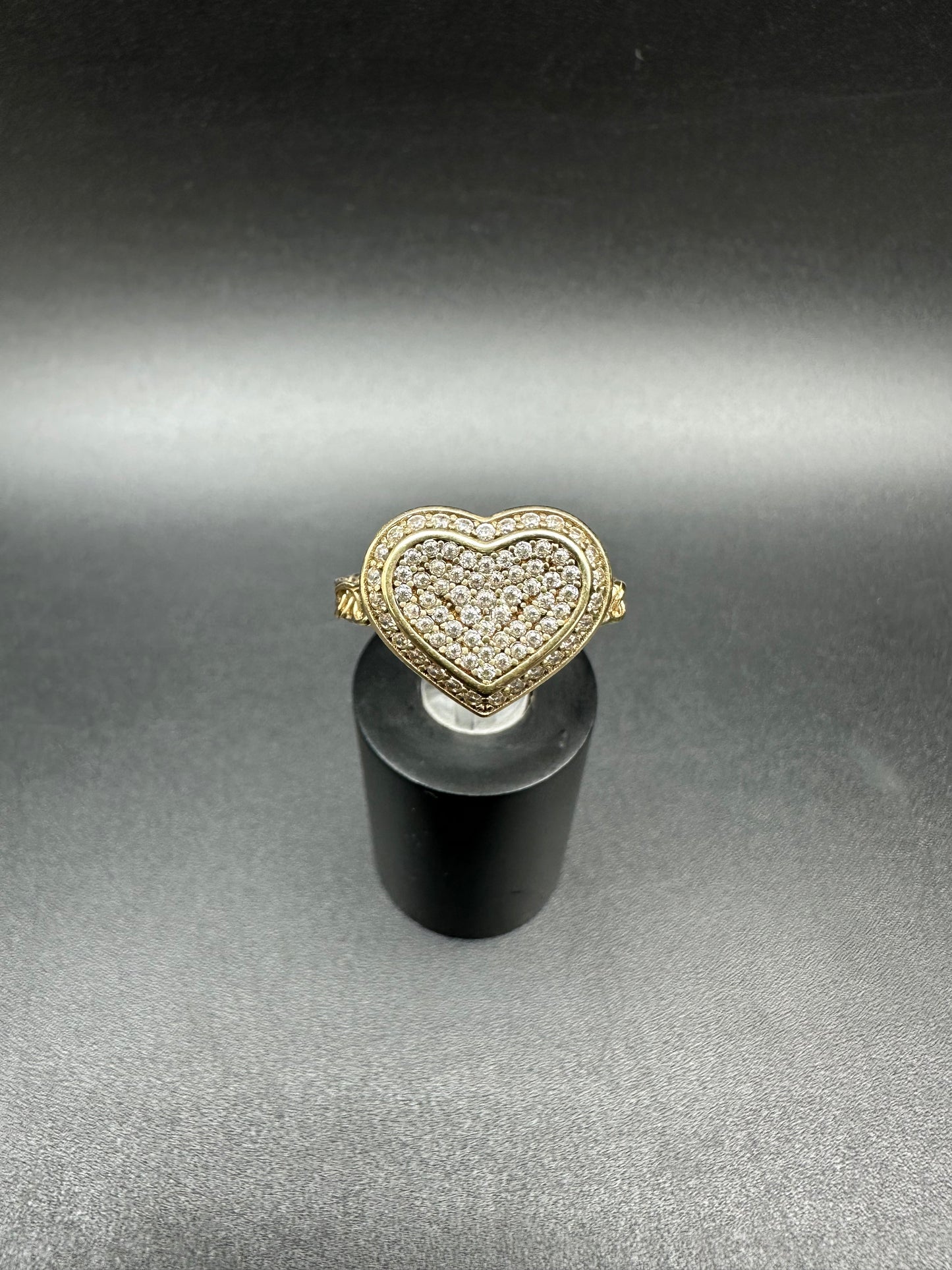 10K Gold Heart Ring